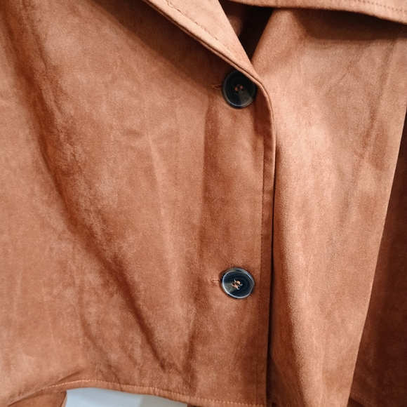 MarlaWynne Rust Cape Jacket - Picture 3 of 9